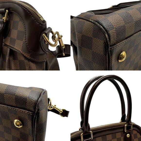 Louis Vuitton Trevi Brown Canvas Handbag (Pre-Owned) - Picture 4 of 5